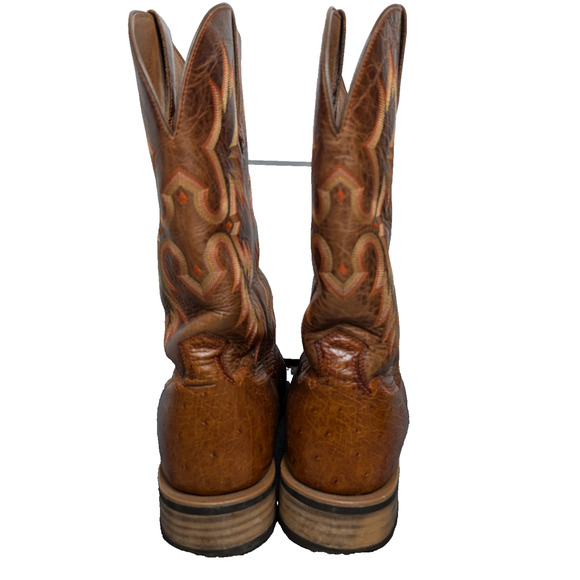 Ariat Ostrich Cowboy Boots Mens 13 EE Smooth Quill Leather Western Slingshot main image 8